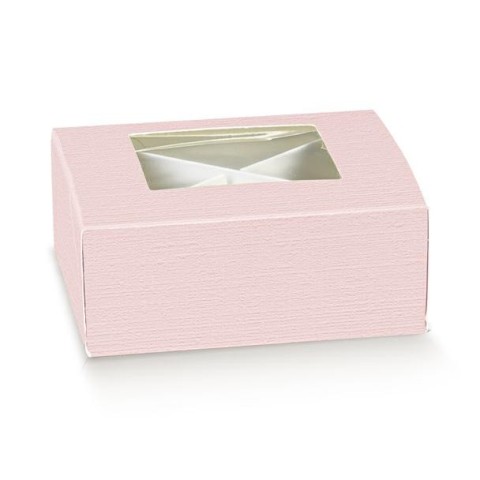 PRAT.CF 100X100X40 FIBRA ROSA FIN. PLA CDIVIS.